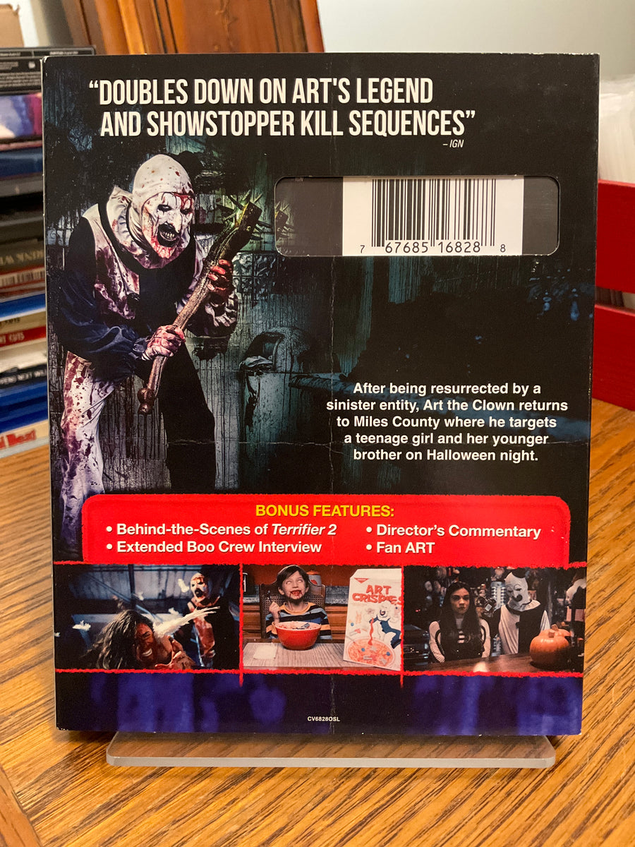 Terrifier Dvd & Terrifier 2 Blu-ray store W/Slip NEW SEALED