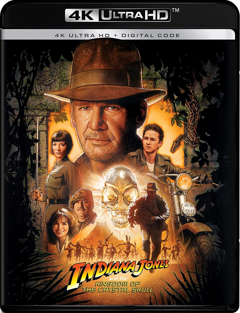 INDIANA JONES 4-Movie Collection Steelbook (4K + store Digital) {OOP}