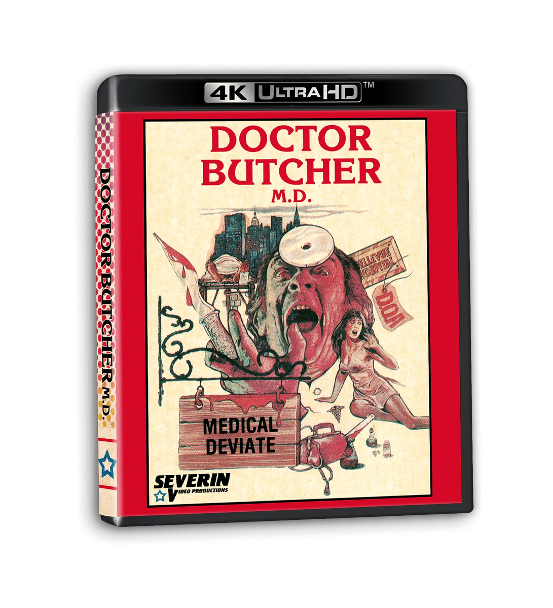 Doctor Butcher M.D. Zombie Holocaust 4K UHD w SLIP Orbit DVD