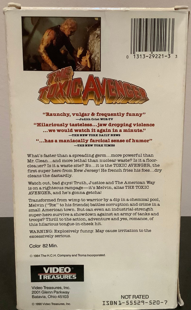 The Toxic Avenger VHS New sealed Troma Toxie Video treasures IGS deals