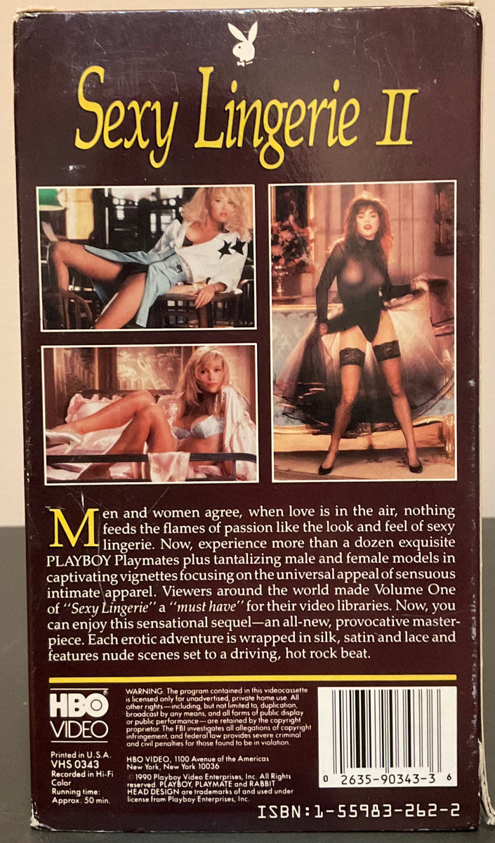 Playboy: Sexy Lingerie II VHS