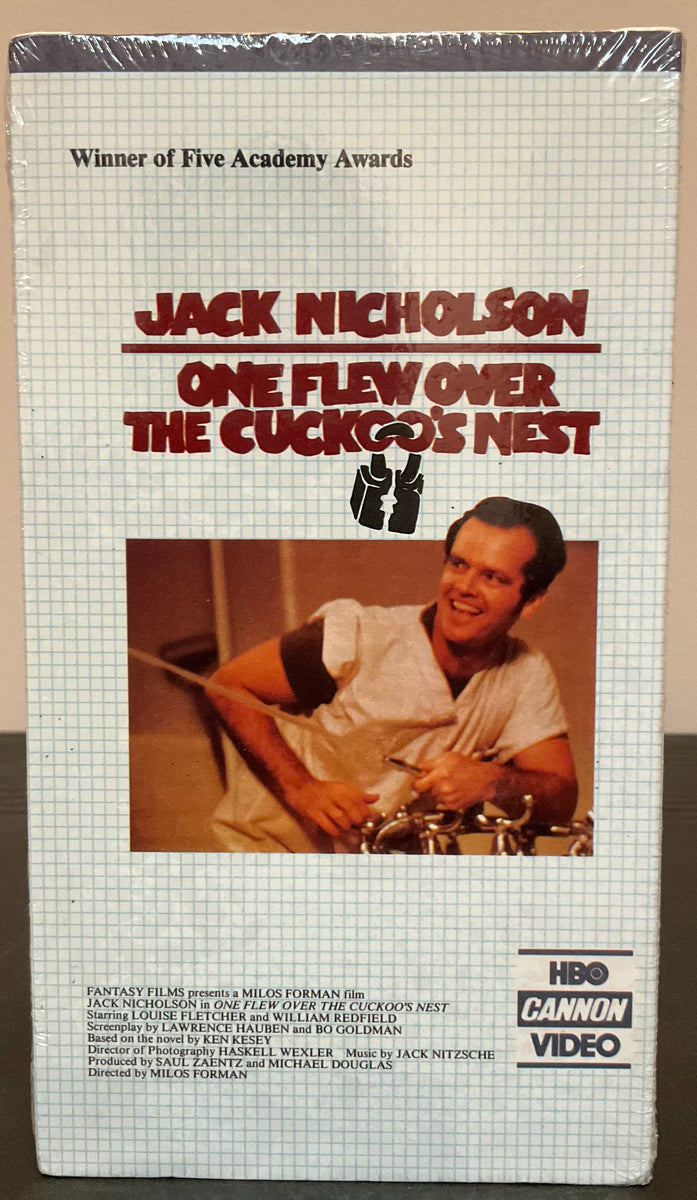 One deals Flew Over the Cuckoo's Nest Sealed VHS HBO Video Watermark RARE 1975