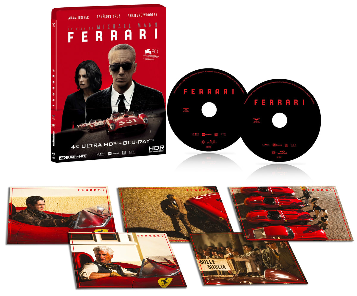 Ferrari (4K UHD/Blu-Ray Steelbook, Region B) *Both discs are 