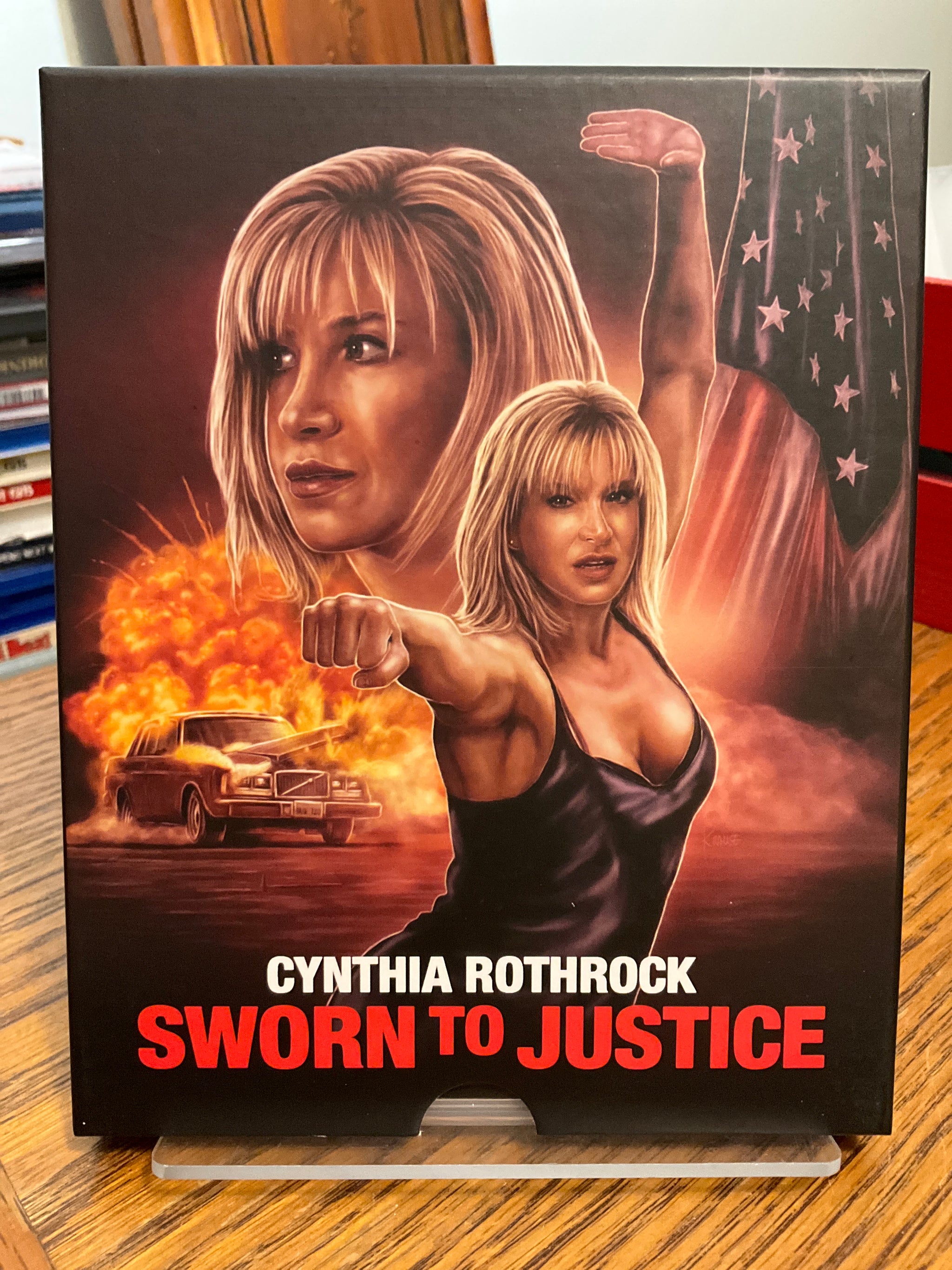 Sworn To Justice (Blu-ray, 1996) NEW-Vinegar Syndrome-Cynthia Rothrock-Free cheapest S&H