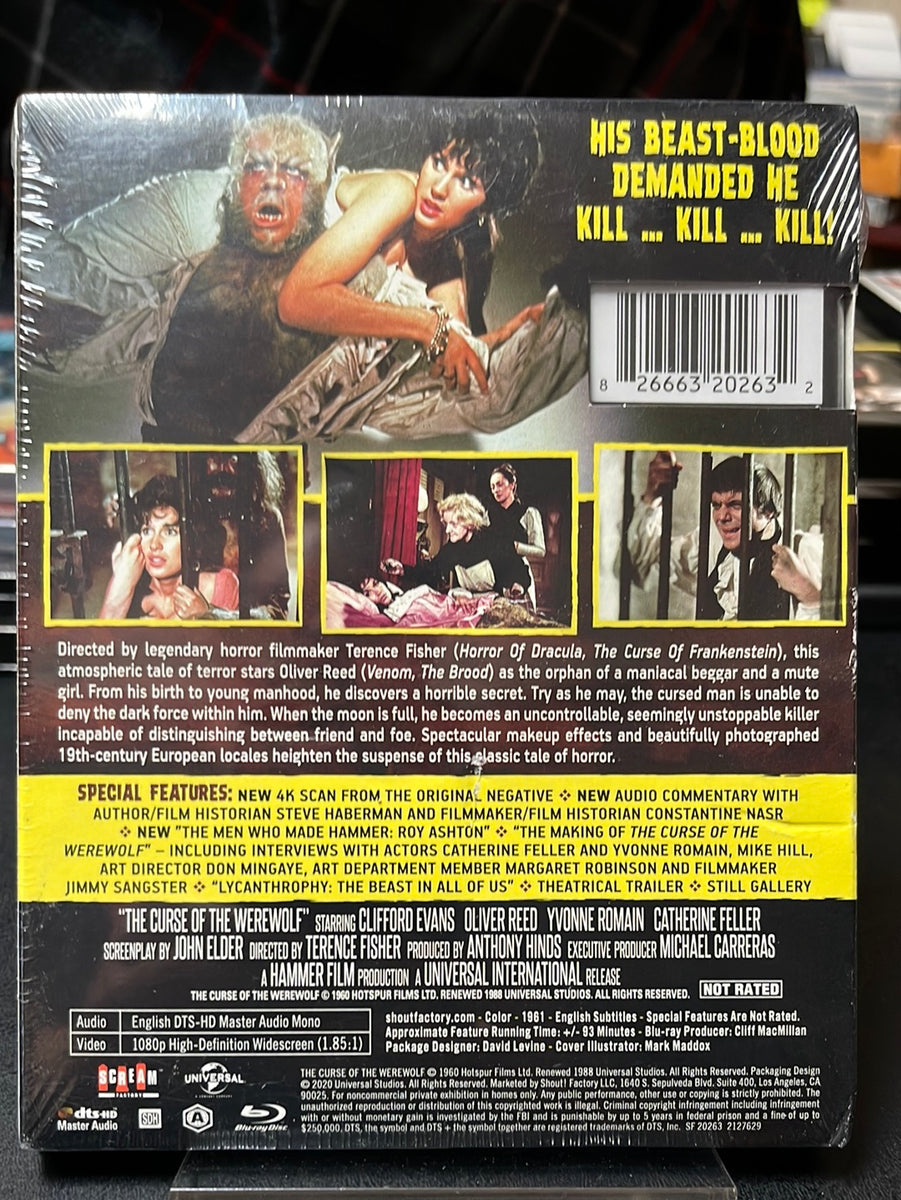 The Curse of the Werewolf w/SLIP – Orbit DVD