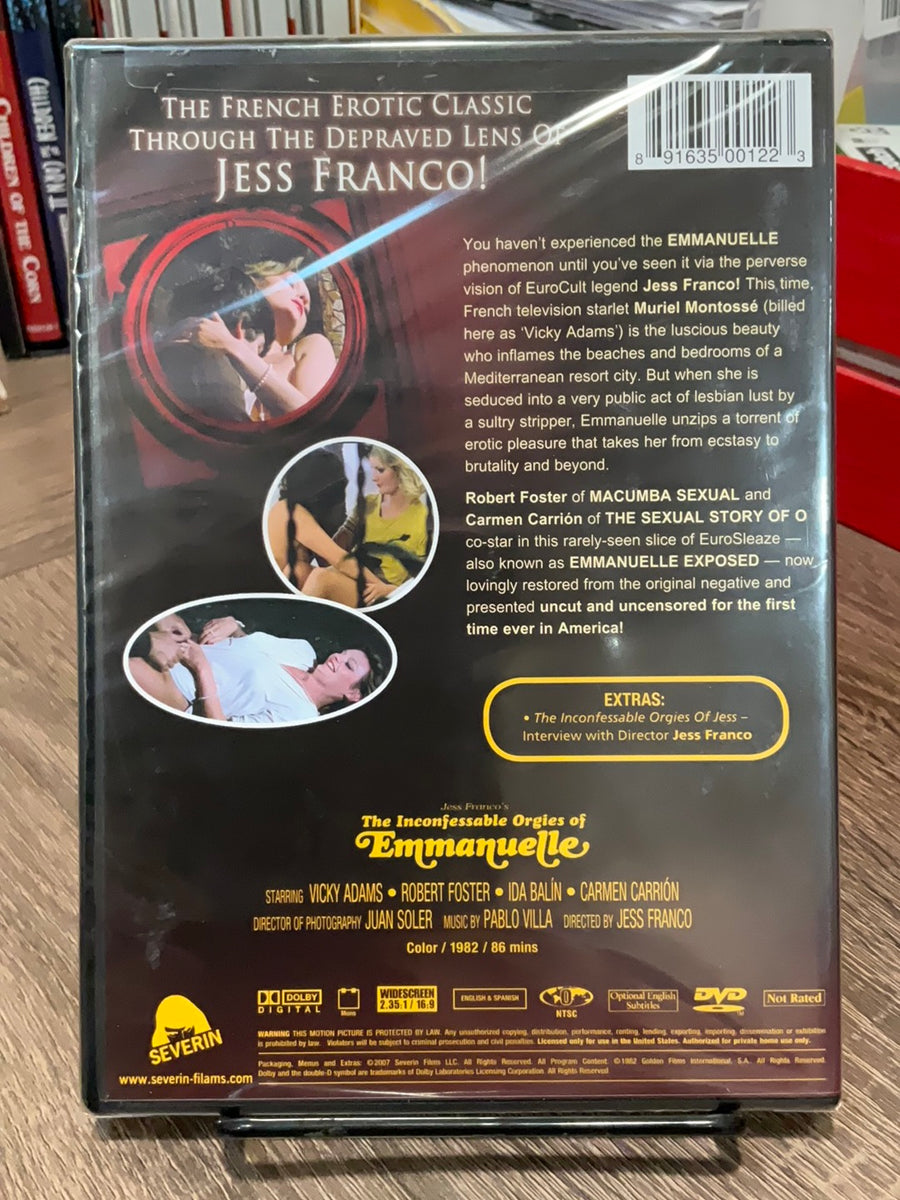 Jess Franco's The Inconfessable Orgies of Emmanuelle (DVD) – Orbit DVD