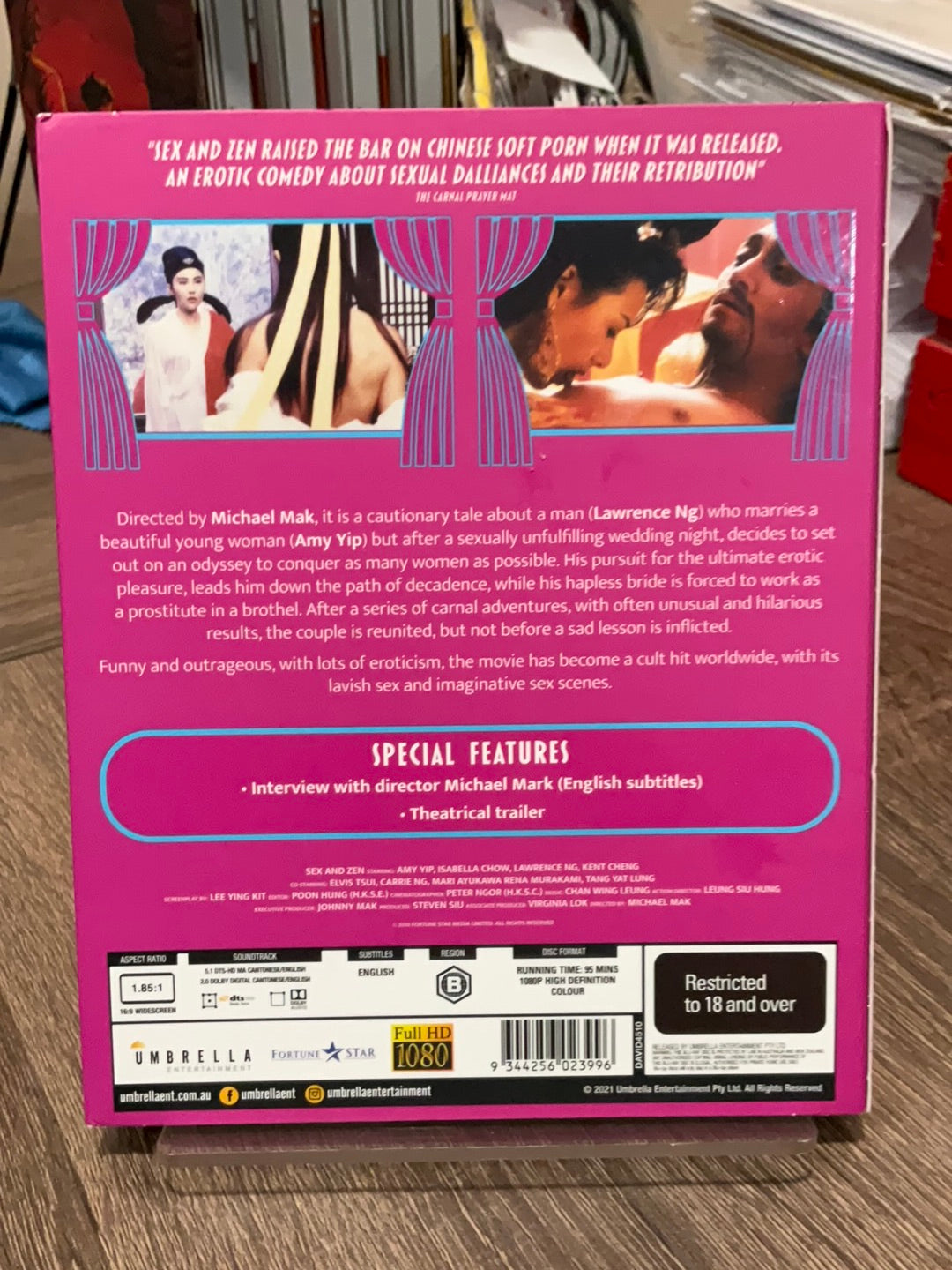 Sex and Zen w/SLIP (Region B) USED – Orbit DVD