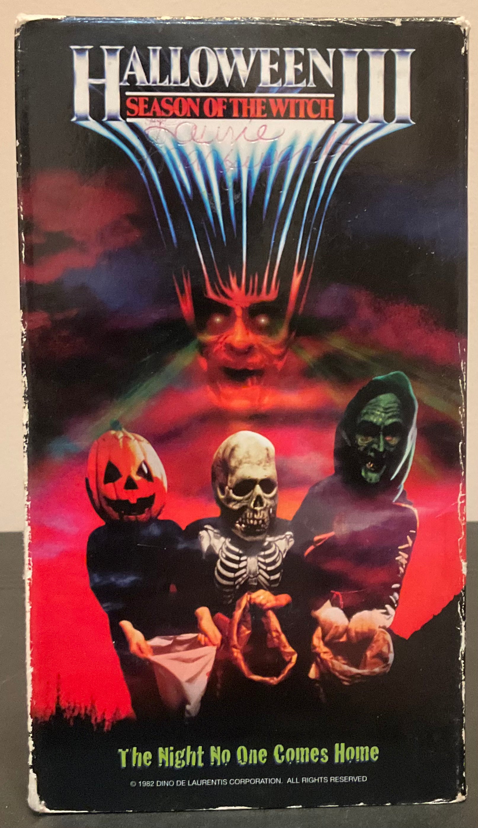 Halloween 3 VHS - Rare Orig Cover store art