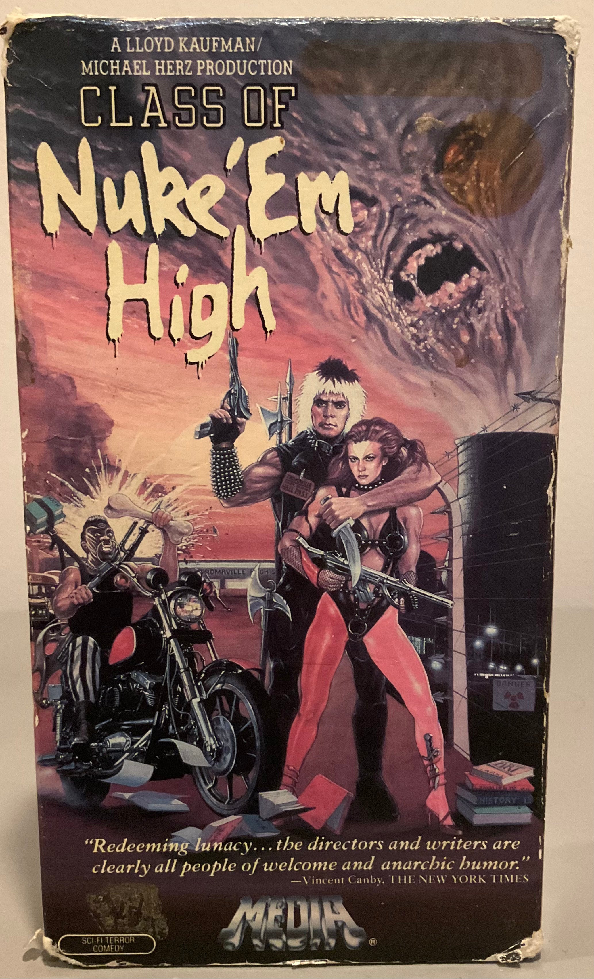 Class Of Nuke 'Em High (Ex Rental) VHS – Orbit DVD