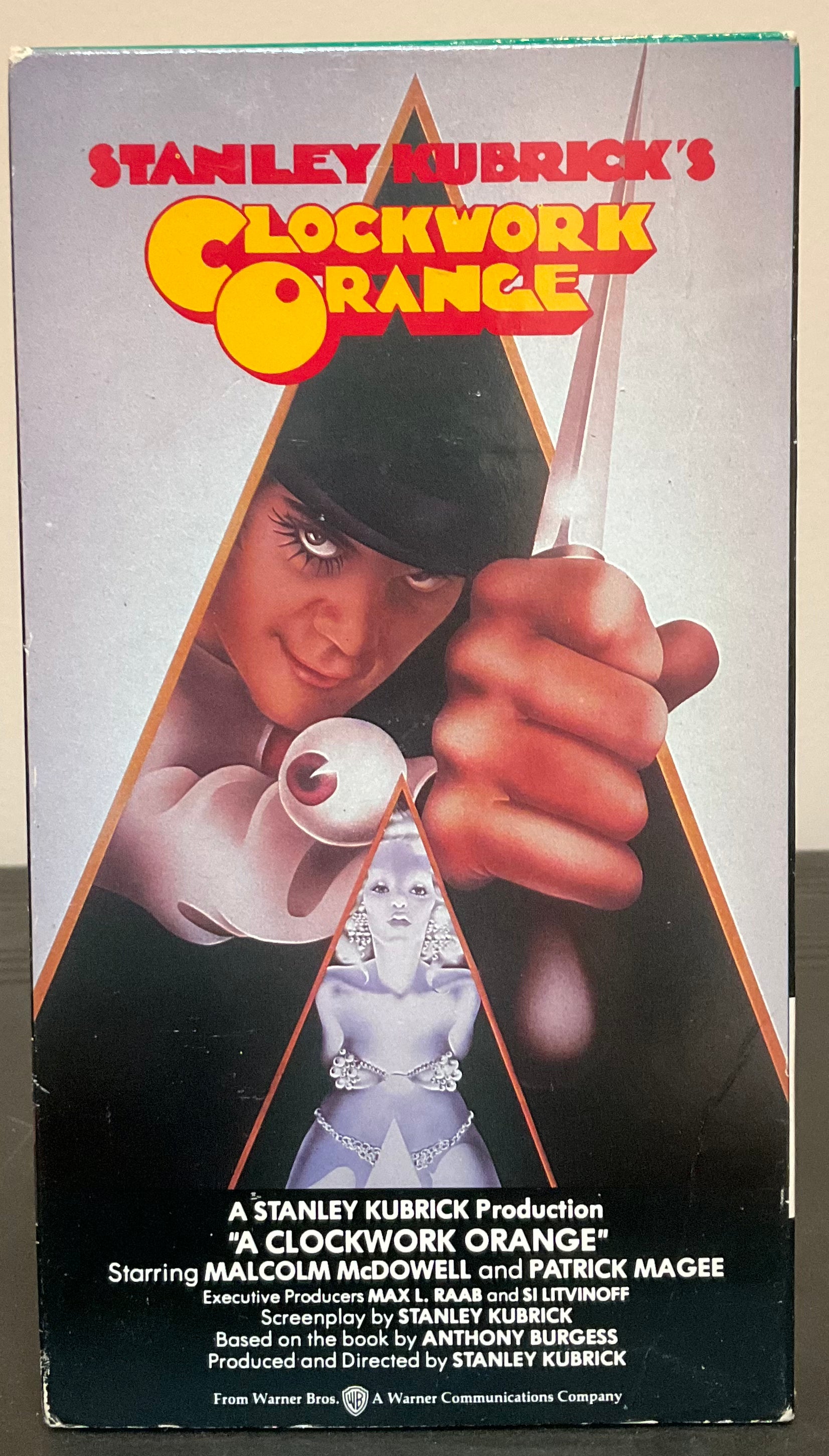 VHS outlet Clockwork Orange 1986 Early Warner Brothers Watermarks