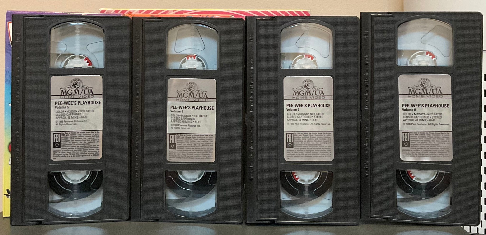 Pee deals Wee Herman VHS Set Volume 1-8