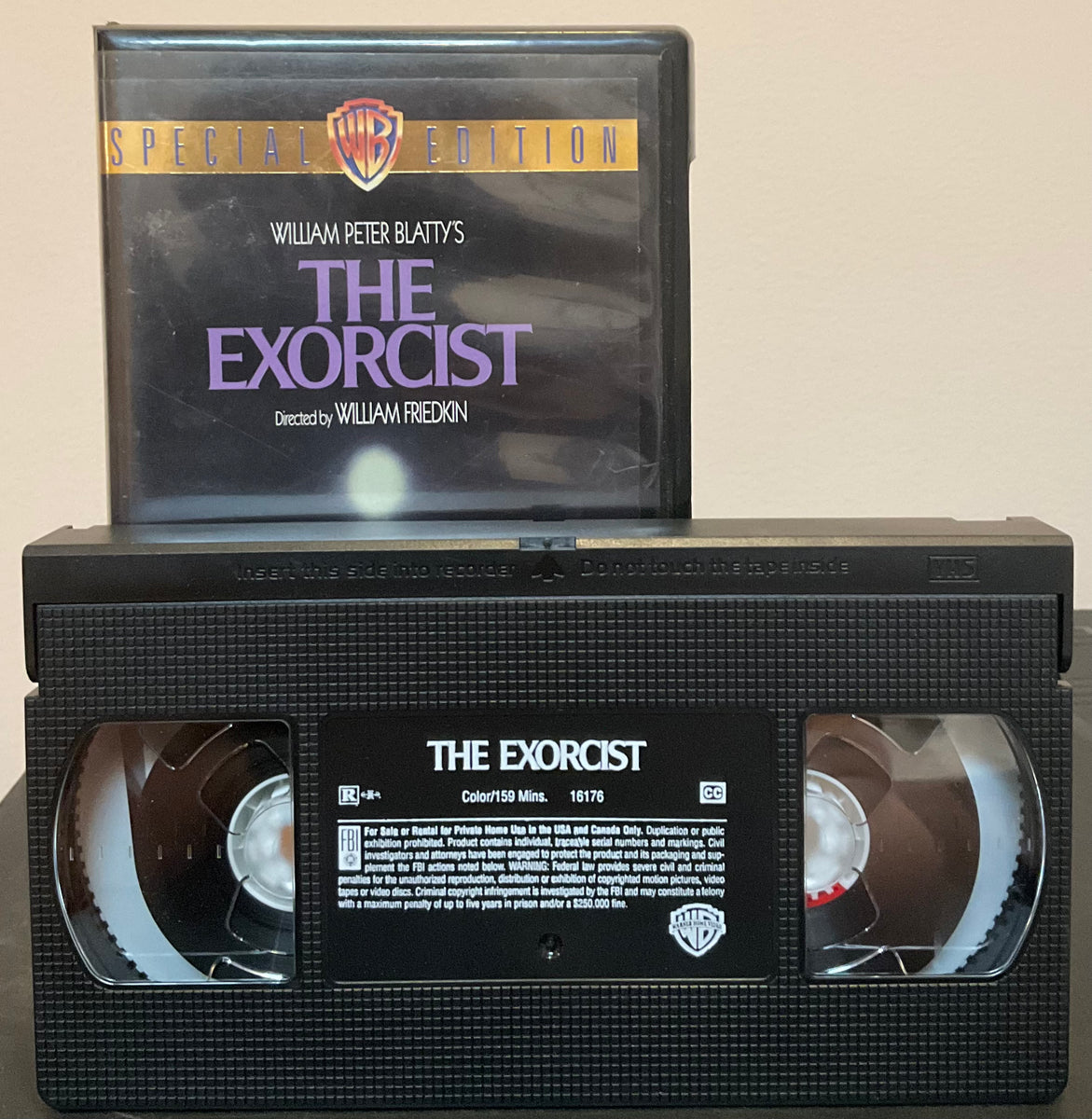 The Exorcist 25th Anniversary Special Edition Clamshell Vhs Orbit Dvd 2051