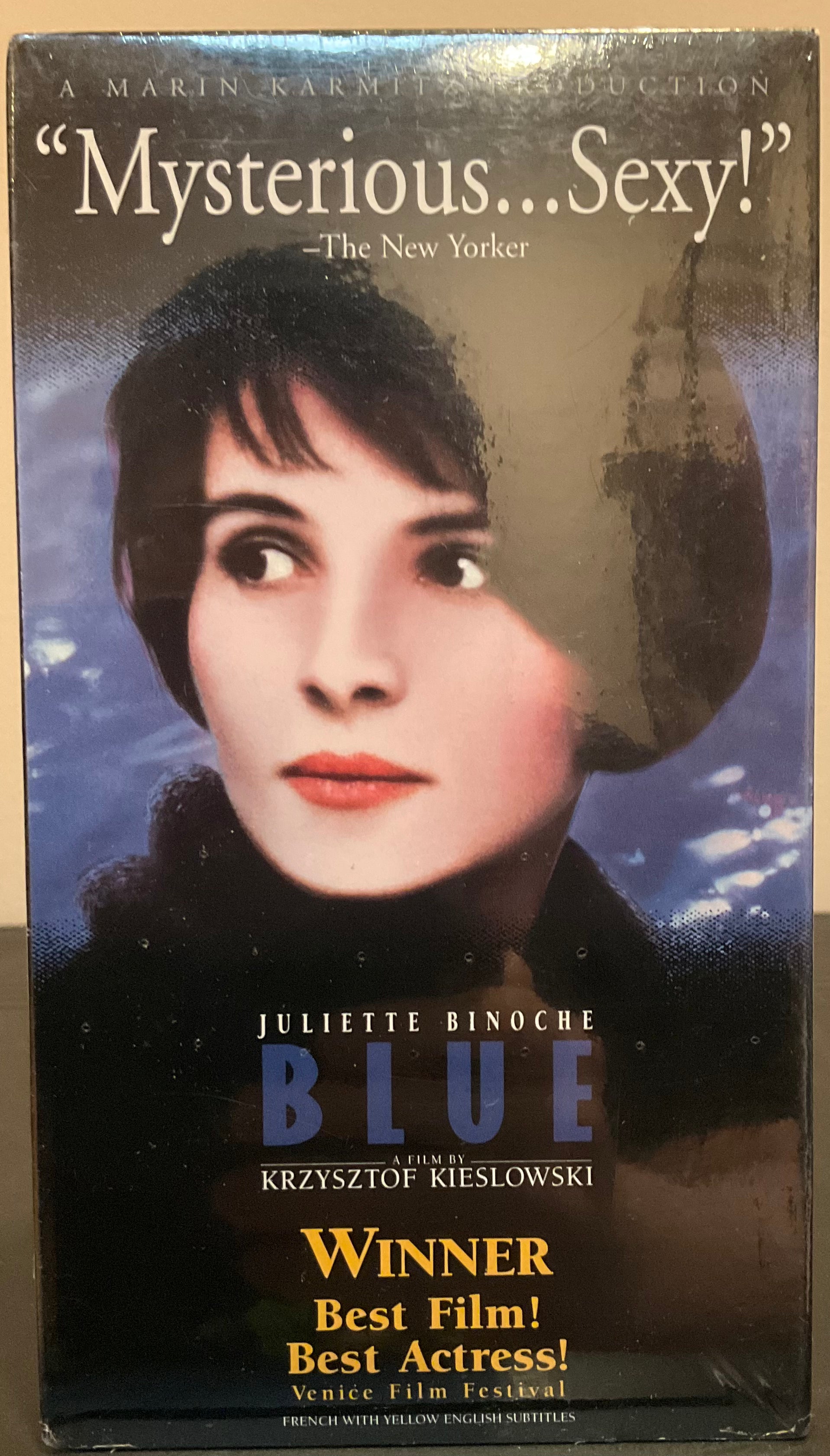 Three Colors - Blue: A Film By Krzystof Kieslowski VHS (SEALED 