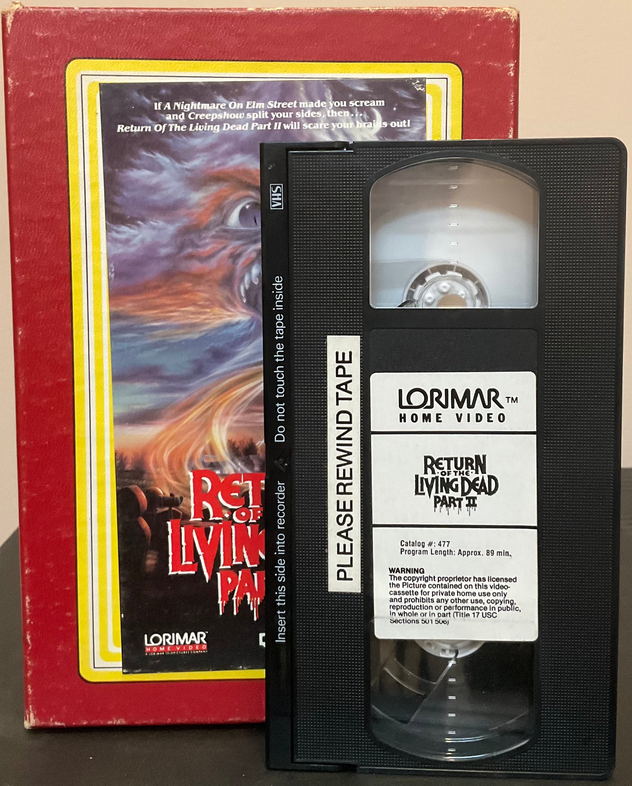 The return of the living dead trilogy VHS horror on sale lot