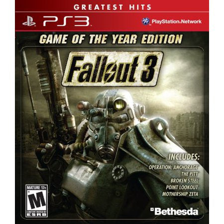 Fallout 3 [Game of the Year] (Greatest Hits) Playstation 3 NEW – Orbit DVD