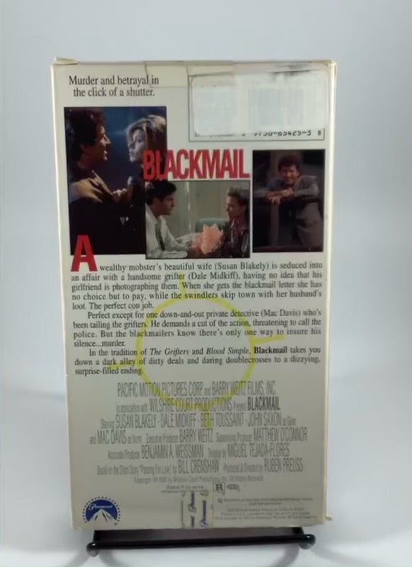 DVD　Blackmail　Orbit　VHS　–