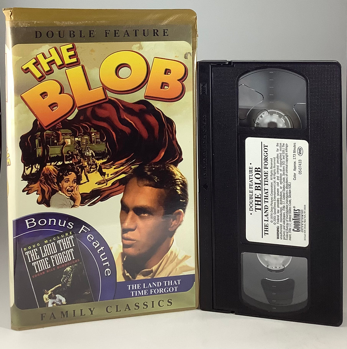 The Blob (1958) Double Feature Clamshell VHS – Orbit DVD