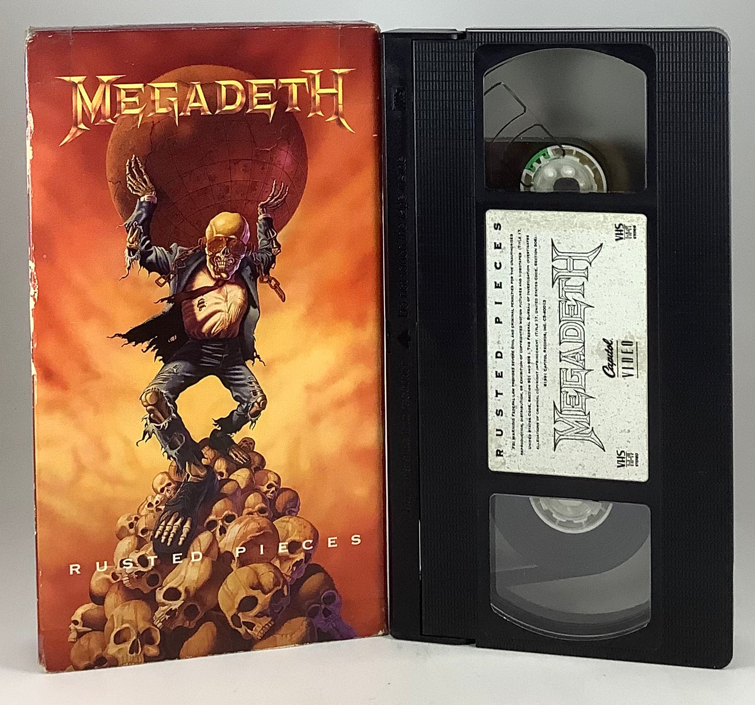 On sale VHS Megadeth Rusted Pieces