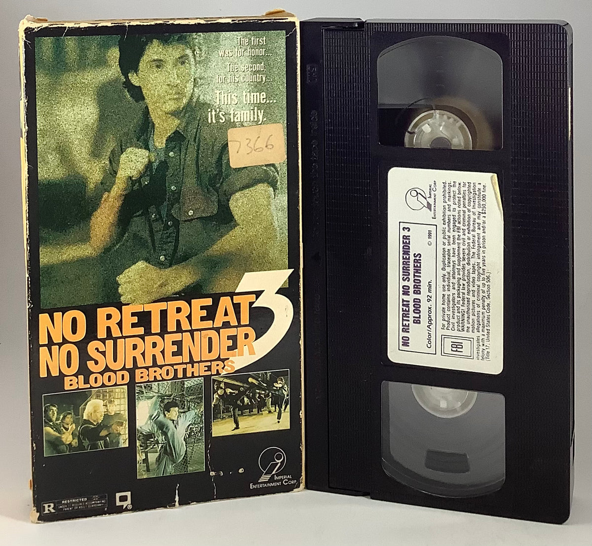 No Retreat, No Surrender 3: Blood BrothersVHS – Orbit DVD