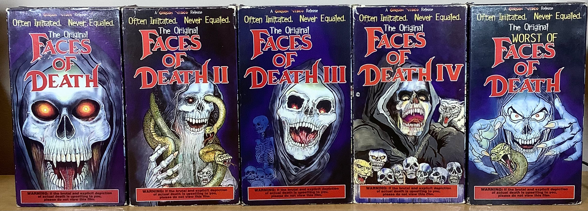 Super Rare Faces of newest Death VHS