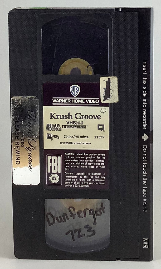 Krush Groove Original Release VHS – Orbit DVD