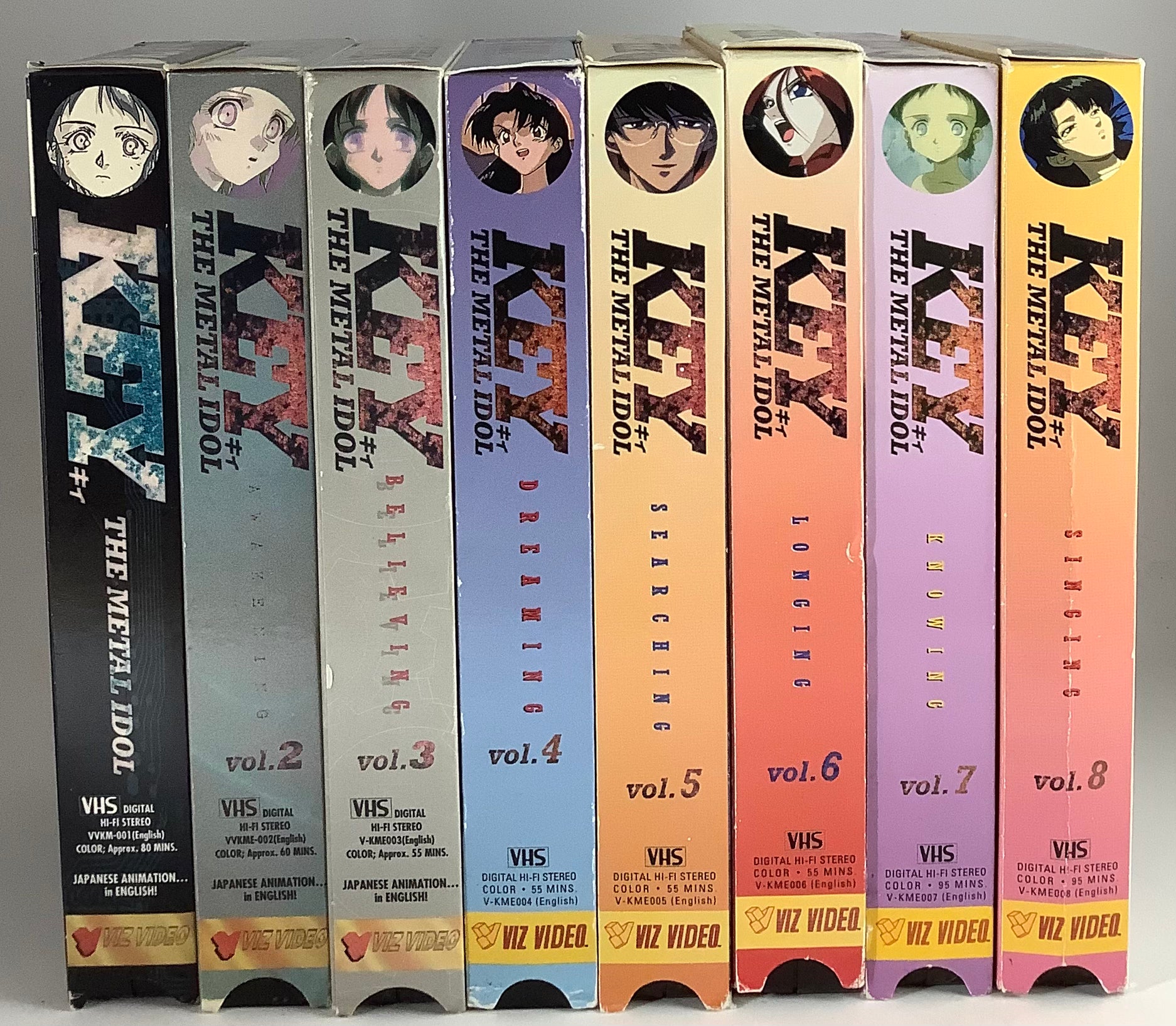 Key: The Metal Idol Vols. 1-8 VHS