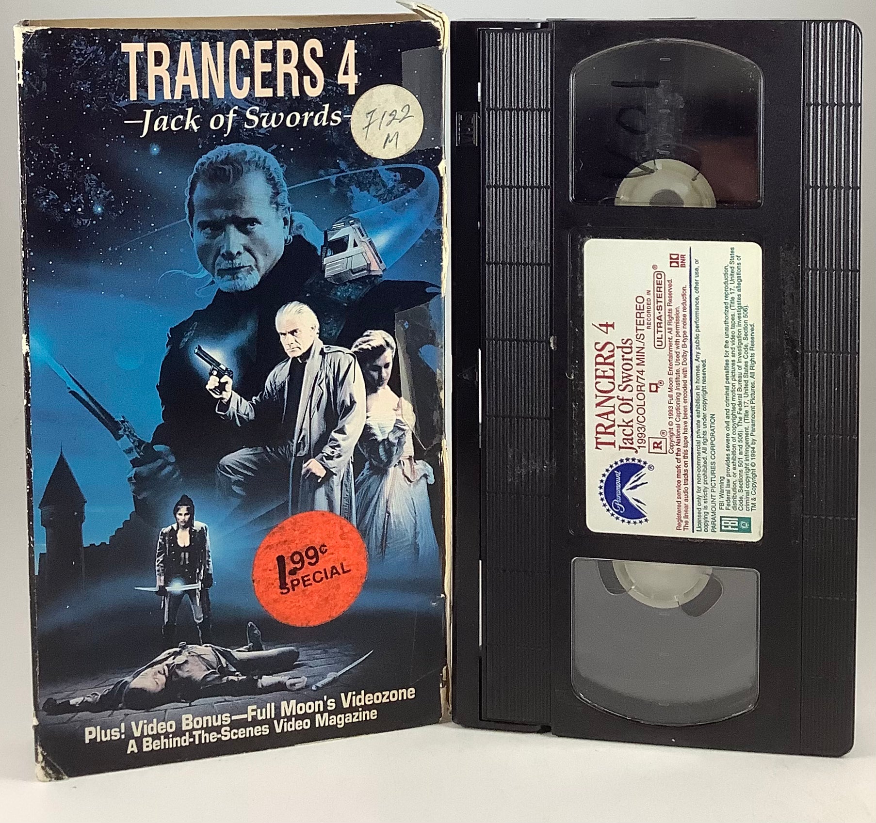 Trancers 4: Jack of Swords VHS – Orbit DVD